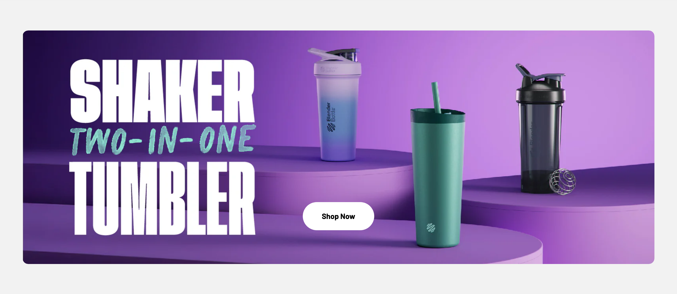 Shaker Two-In-One Tumbler